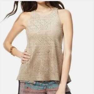BCBGMAXAZRIA "Caralyn" Tan
Ultra Suede Top